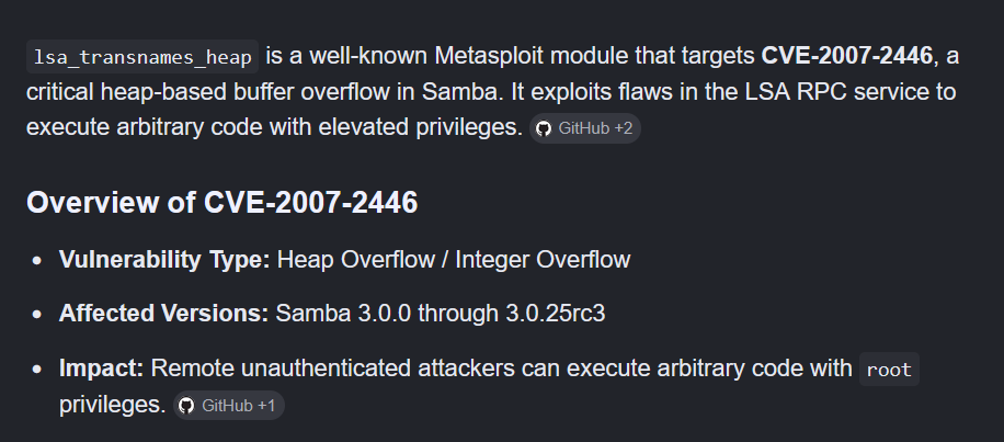 Explicación de CVE-2007-2446/2447